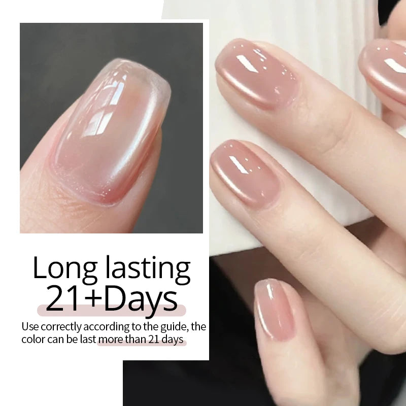 UR SUGAR 15ml Water Light Cat Magnetic Gel Nail Polish Champagne Crystal