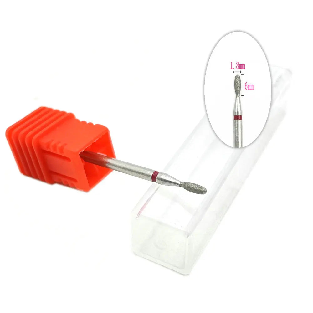 1pc Diamond Milling Cutters For Manicure Rotary Nail Drill Bit Eletric Pedicure Machine Equipment Cuticle Remove Tools