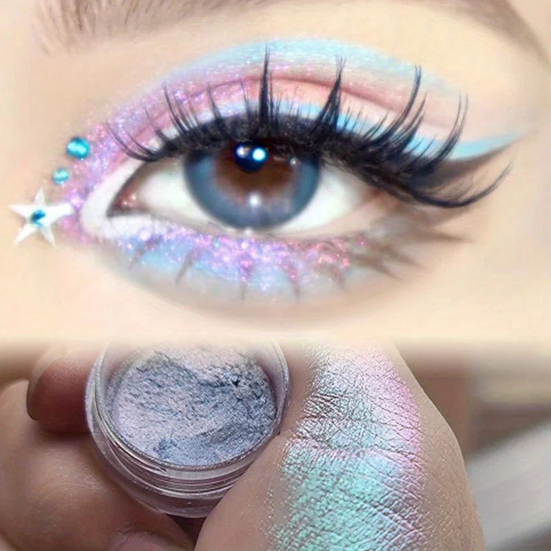 Chameleon Glitter Eyeshadow Pearly Shimmer Metallic Palette