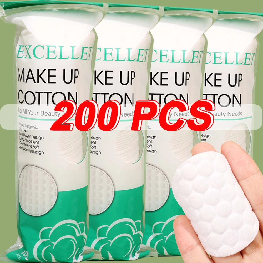 100pcs Pearl Textured Cotton Pads – Makeup & Nail Care