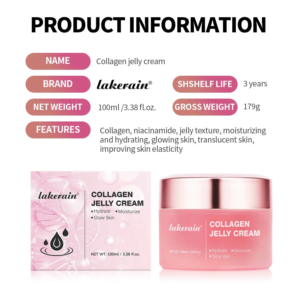 Moisturizing Collagen Jelly Cream Niacinamide Hydrolyzed Collagen