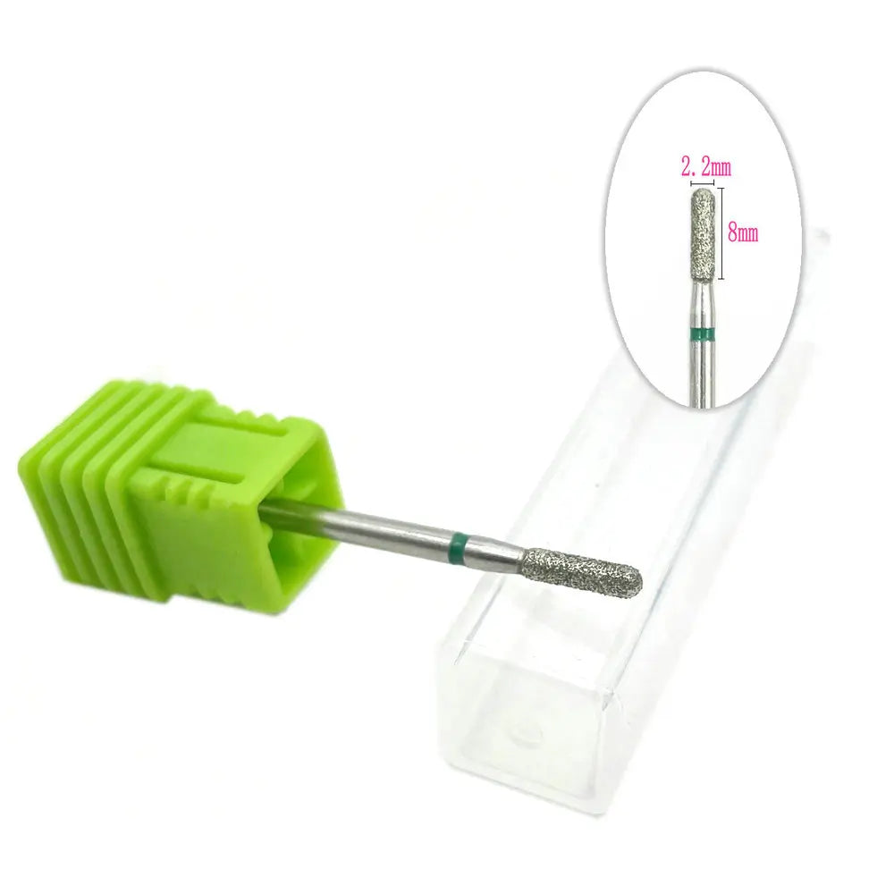 1pc Diamond Milling Cutters For Manicure Rotary Nail Drill Bit Eletric Pedicure Machine Equipment Cuticle Remove Tools