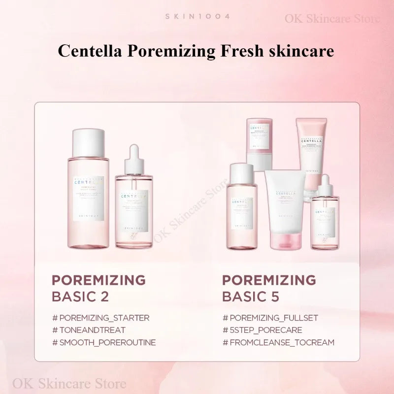 Skin1004 Centella Pink Salt Fresh Toner Ampoule Serum Pore Care Cleanser Light Gel Cream
