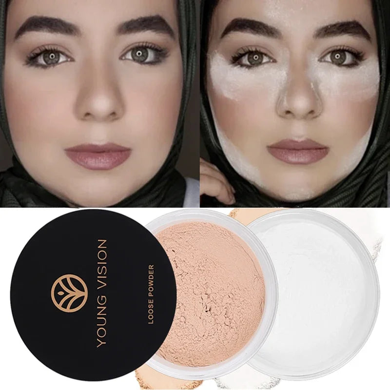 Matte Loose Powder Waterproof Oil-control Translucent Brightening