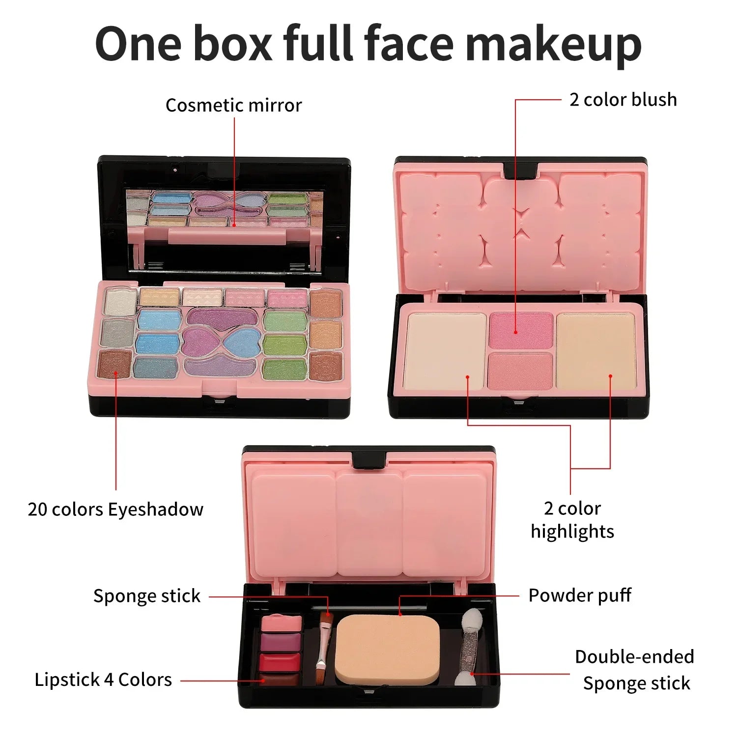 Makeup Kit Full Set – 28-Color Face & Eyes Palette