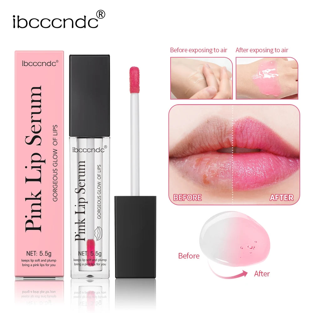 Natural Pink Lip Serum – Brightening & Repairing Balm