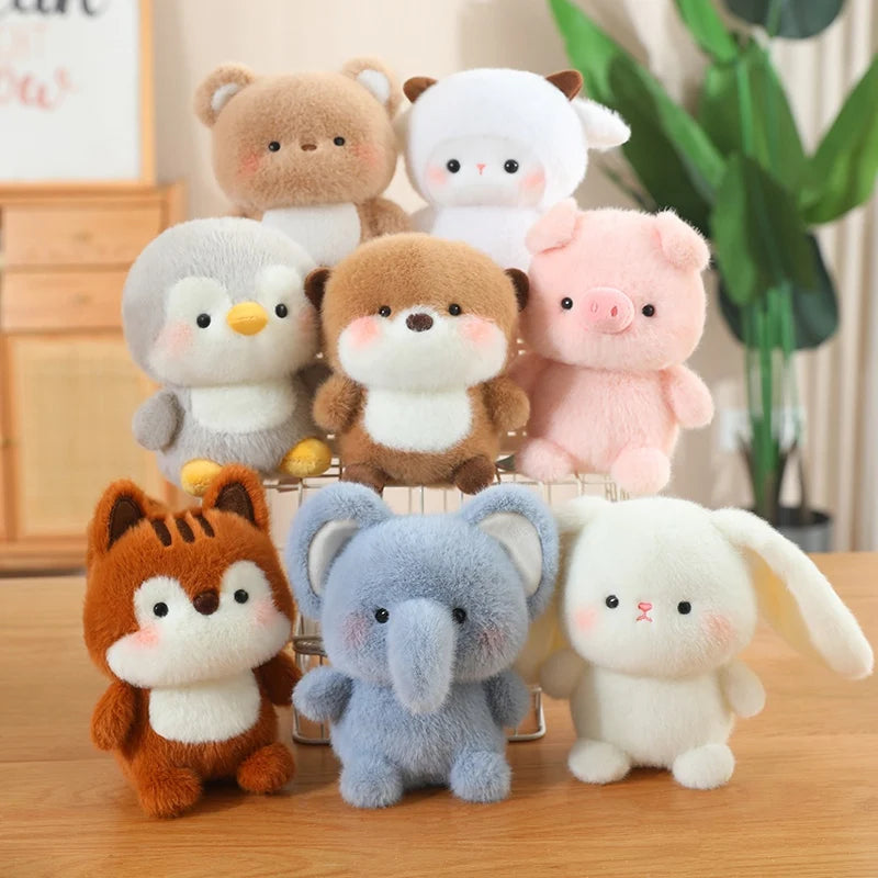 Kawaii Animal Plush Set – 6 Soft Toys Vervelle