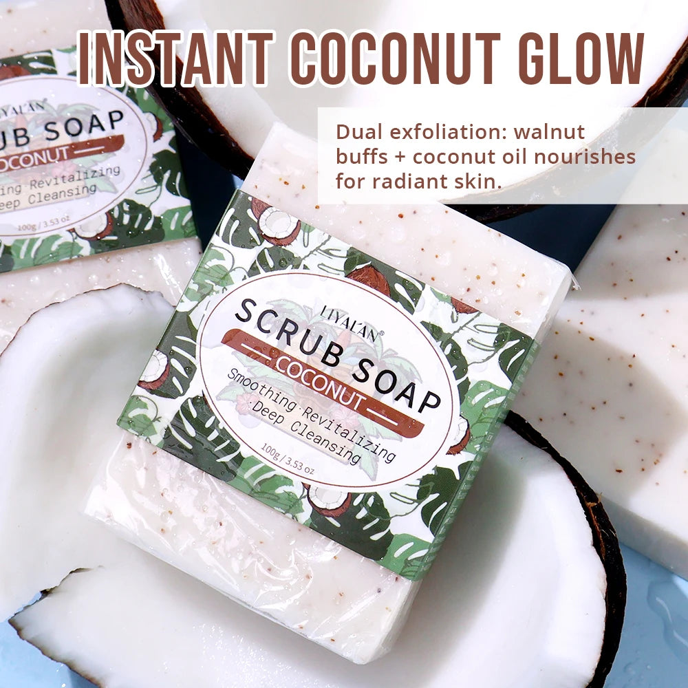 Coconut Exfoliating Soap Bar – Moisturizing & Smooth Skin