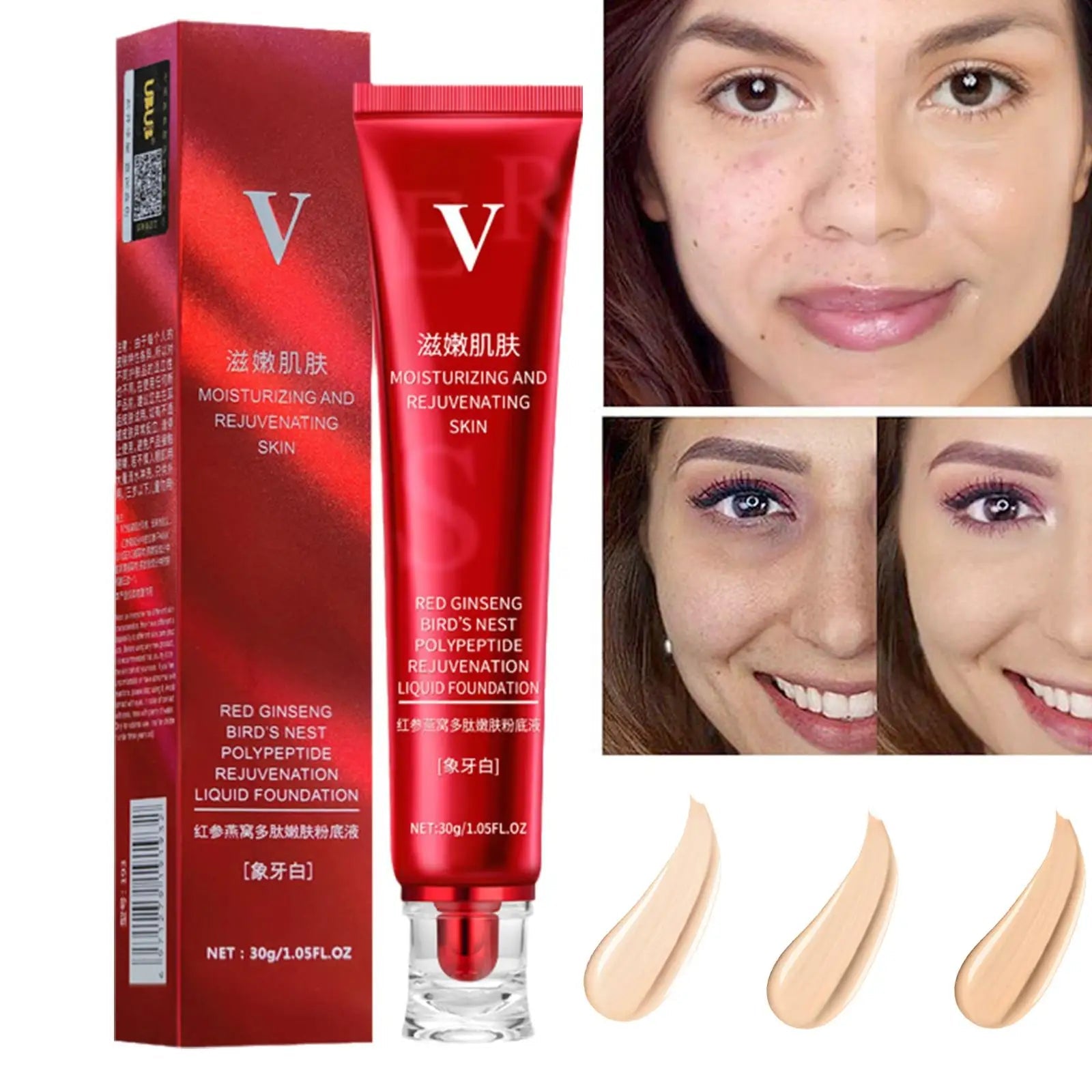 FV Red Foundation & Concealer Vervelle