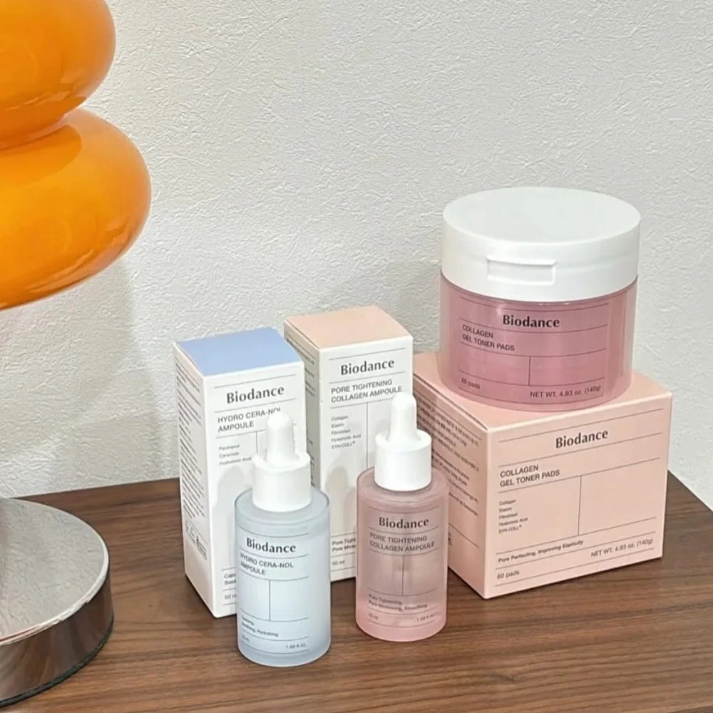 Korean Biodance Collagen Cotton Tablets Elastic Firming Pore Moisturizing Calming Low Stab Collagen Foam Cleanser Skin Care