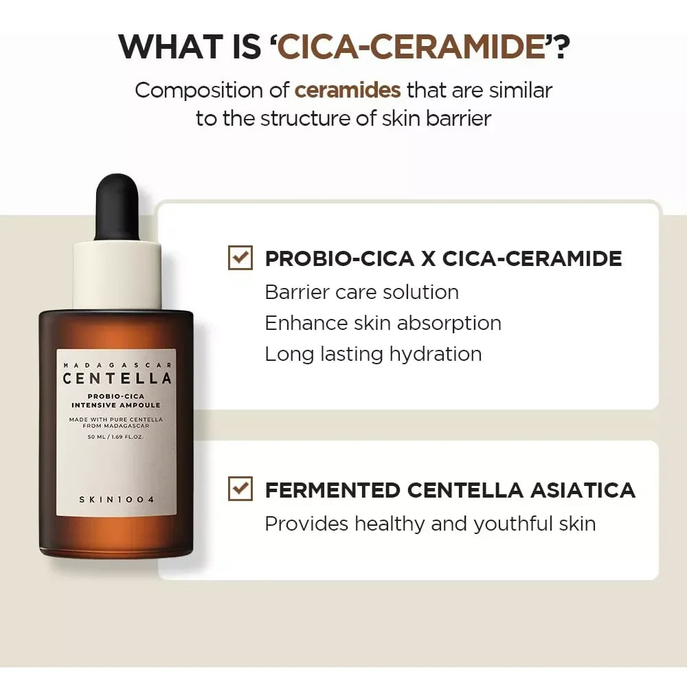Centella Probio-CICA Essence Toner Reparación Cream Ampoule Milky Serum Facial Moisturizer Korean Original