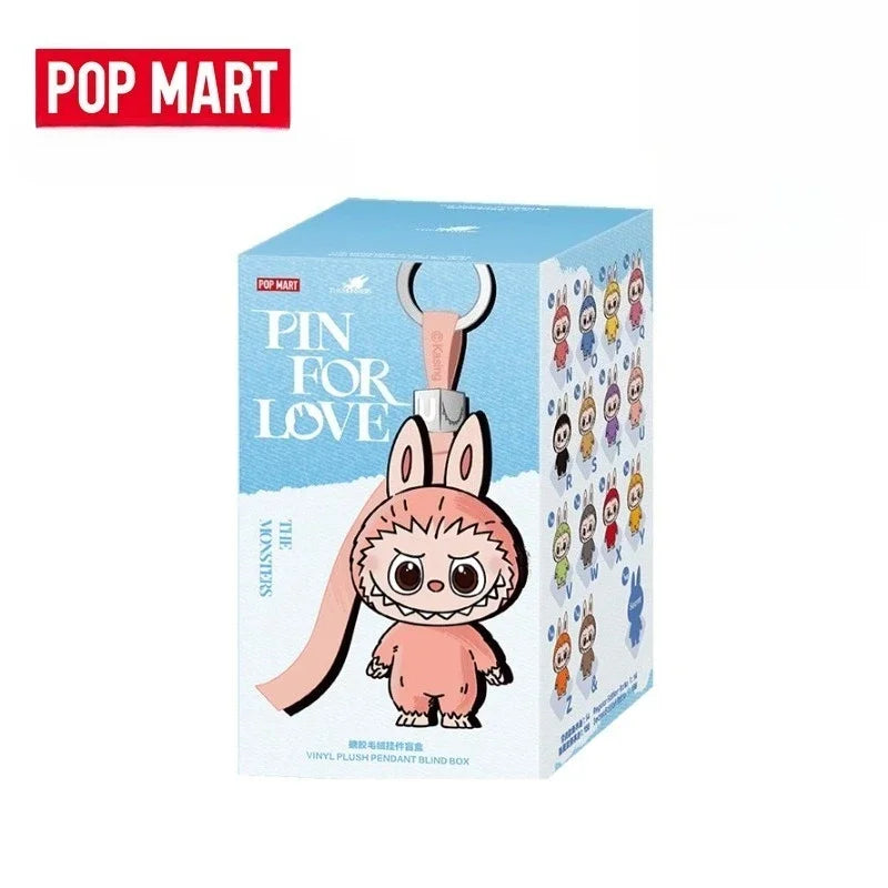 Labubu The Monsters Pin for Love Series Vinyl Plush Pendant Blind Box Vervelle
