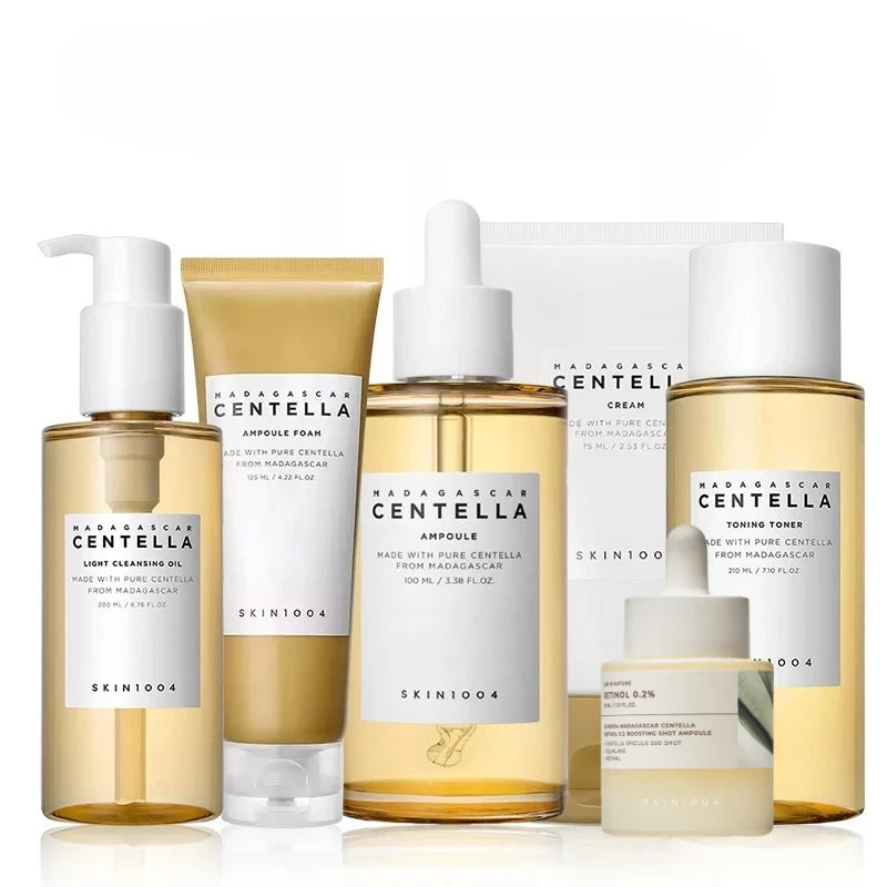 Skin1004 Centella Asiatica Skin Care Korean Set Moisturizing Toner Essence Sunscreen