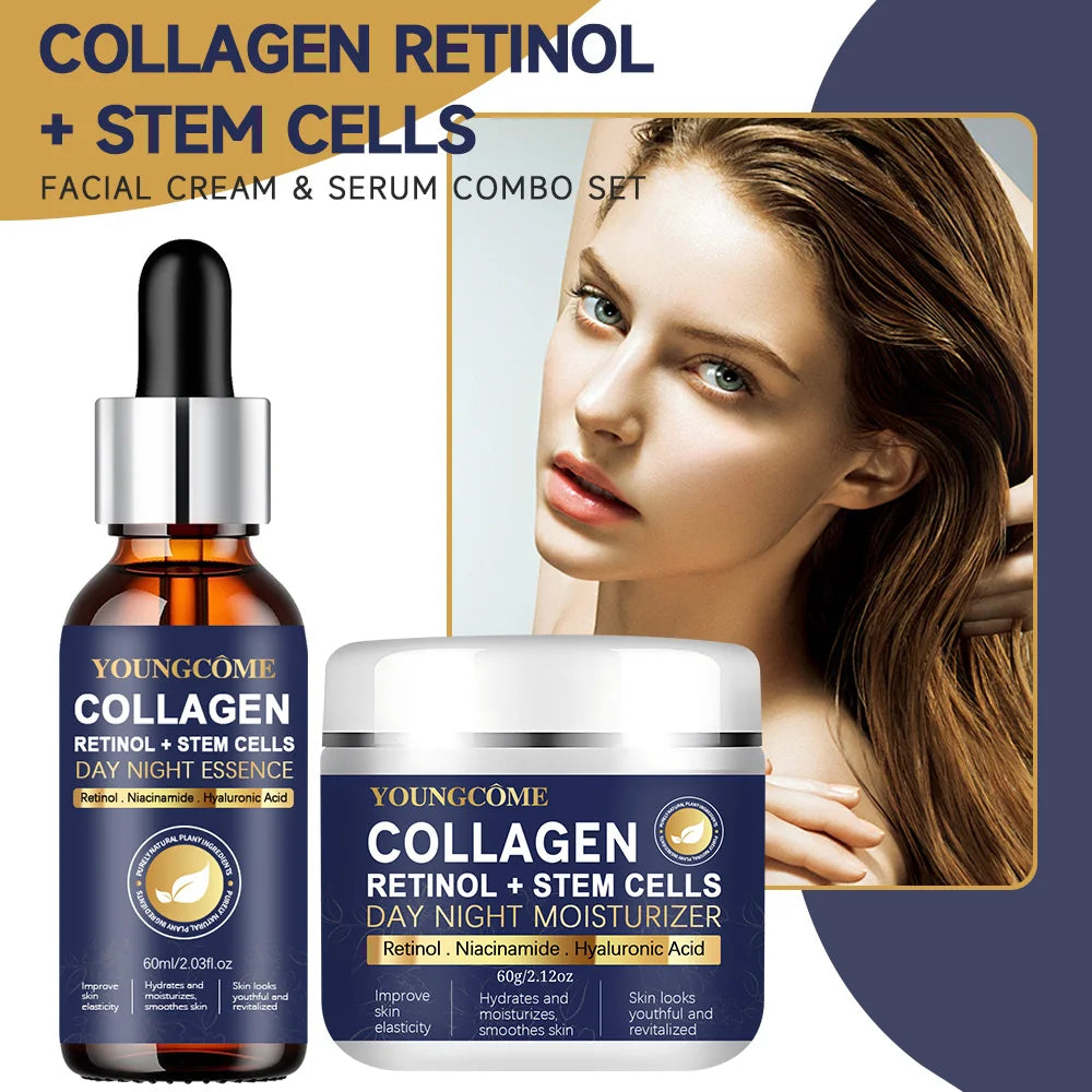 YOUNGCOME Neck & Face Night Cream – Anti-Aging Retinol Set