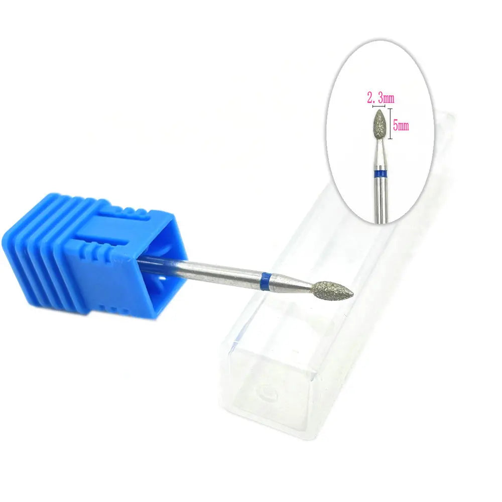 1pc Diamond Milling Cutters For Manicure Rotary Nail Drill Bit Eletric Pedicure Machine Equipment Cuticle Remove Tools