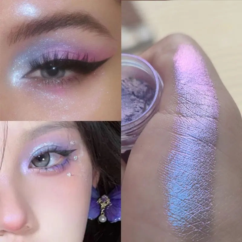 Chameleon Glitter Eyeshadow Pearly Shimmer Metallic Palette