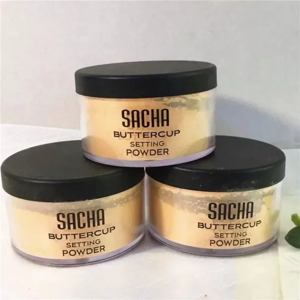 Sacha Buttercup Setting Powder Translucent Face Powder to Set Makeup