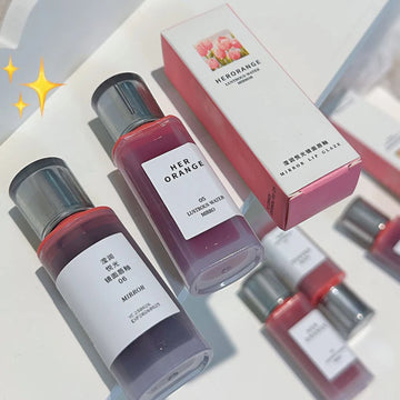 HERORANGE Crystal Gloss Lip Lacquer: Long-Lasting Hydration, Non-Sticky Formula with Glass-Like Shine