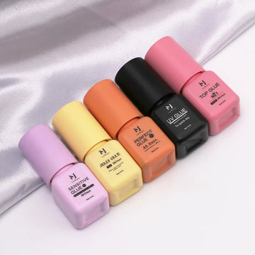 JOMAY Black/Clear Eyelash Extension Glue 0.3-2s Fast Dry Sensitive