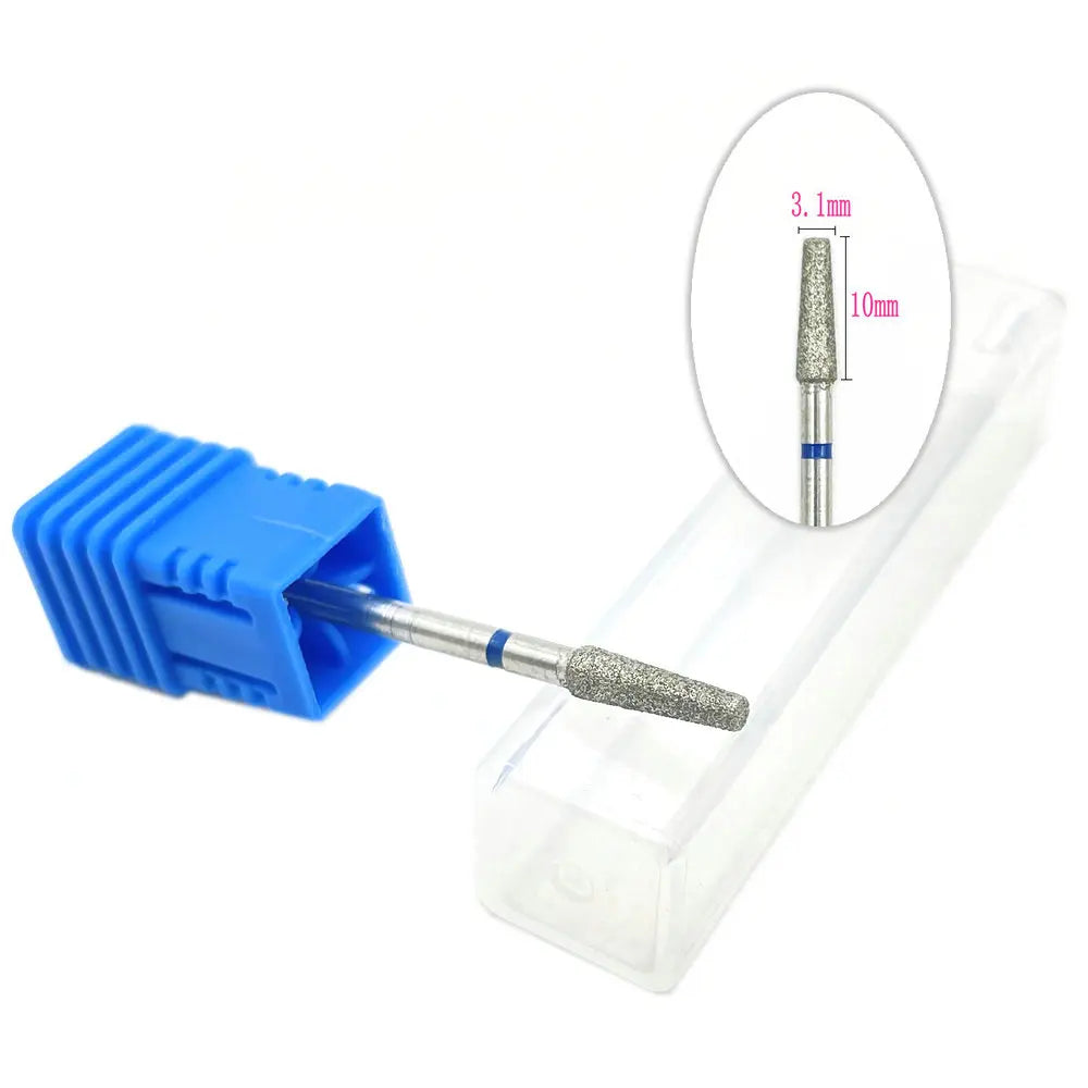 1pc Diamond Milling Cutters For Manicure Rotary Nail Drill Bit Eletric Pedicure Machine Equipment Cuticle Remove Tools