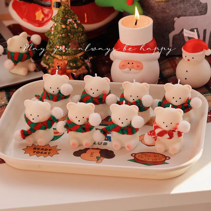 Original Christmas Scented Candle Gift Box – Bear Decor