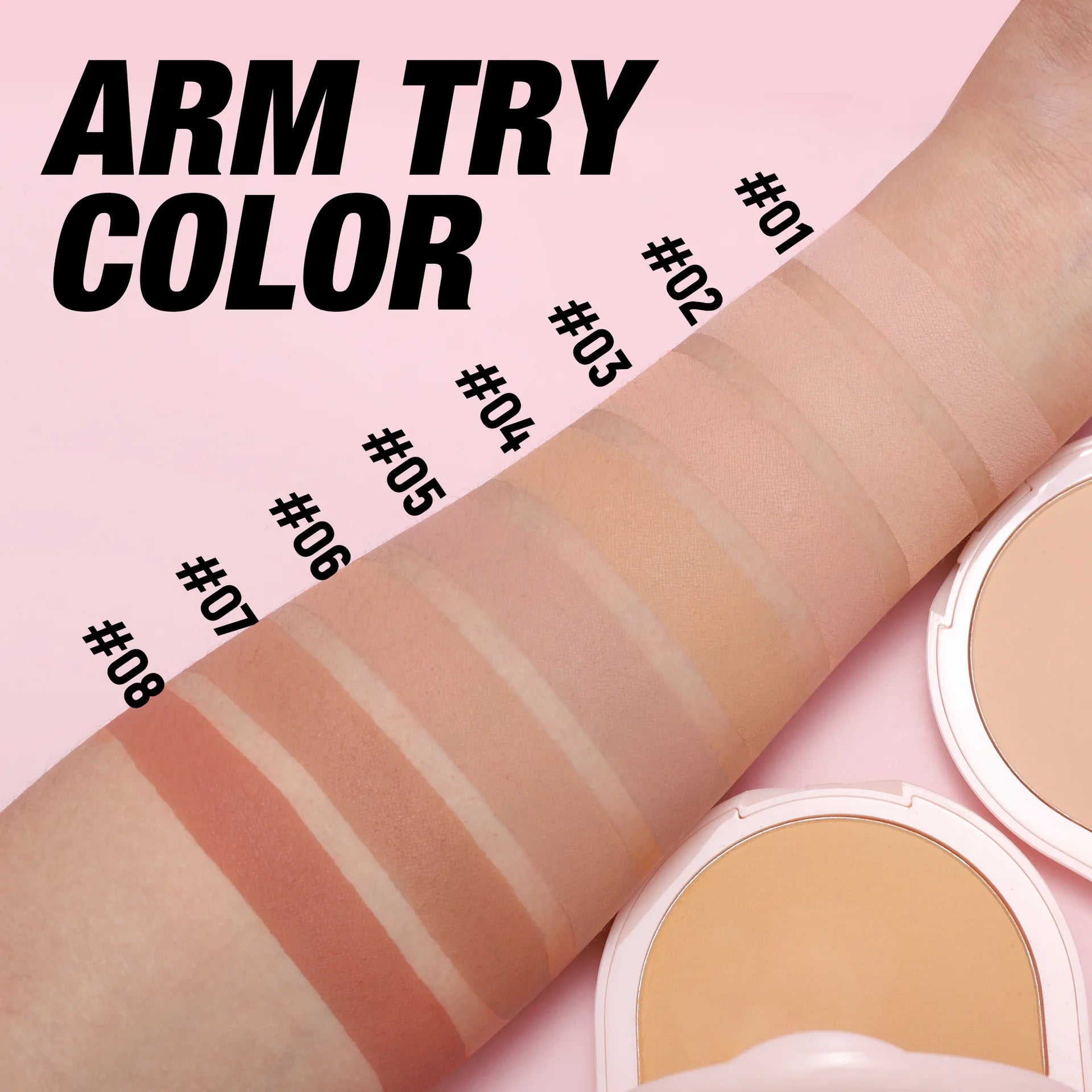 Matte Face Pressed Powder Lasting Oil Control Full Coverage Bronzer Natural Brighten Waterproof Nude Setting Loose Powder Makeup