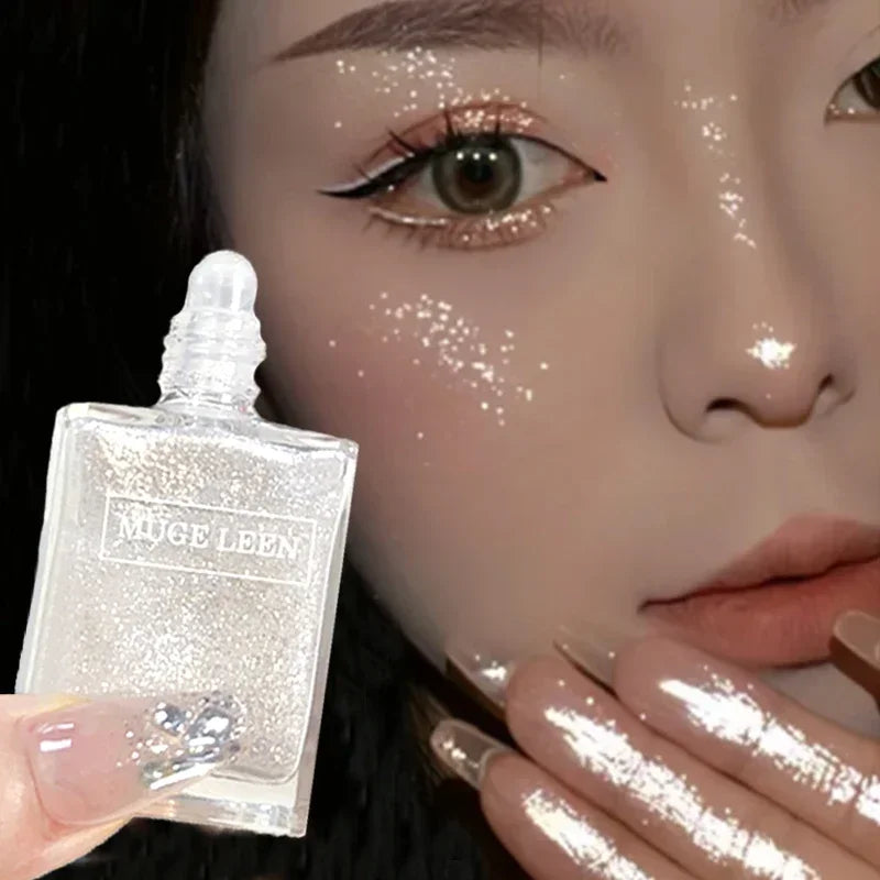 Mini Liquid Highlight High Gloss Glitter Moisturizing Non-sticky Brightening Facial Body Highlighter