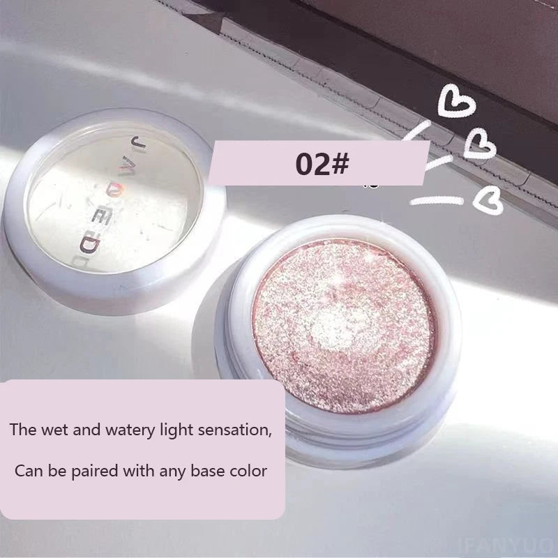 Super Shining Eyeshadow Beautiful Glitter Purple Long Lasting Eye Brightening