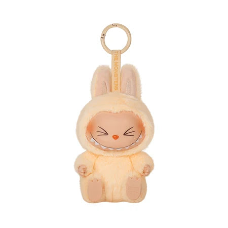 Authentic Pop Mart Labubu Sitting Party Series Vinyl Plush Blind Box Figurine Pendant