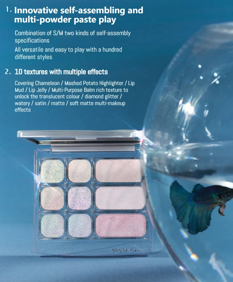 Qianyan Single Chameleon Eyeshadow Pearlescent Matte Powder Cream Shimmer