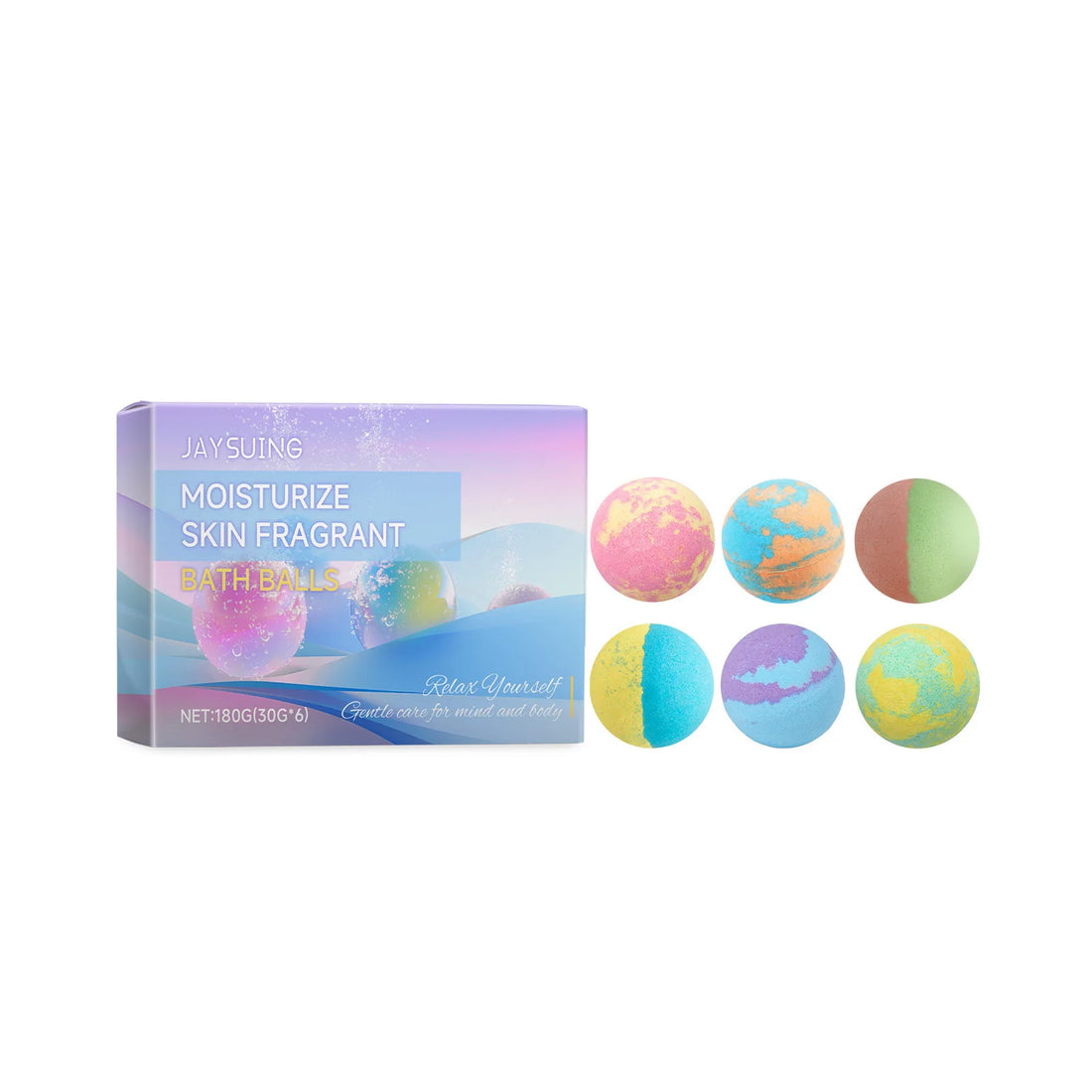 Aromatherapy Bath Bombs - Floral Scent Spa Bubble Set