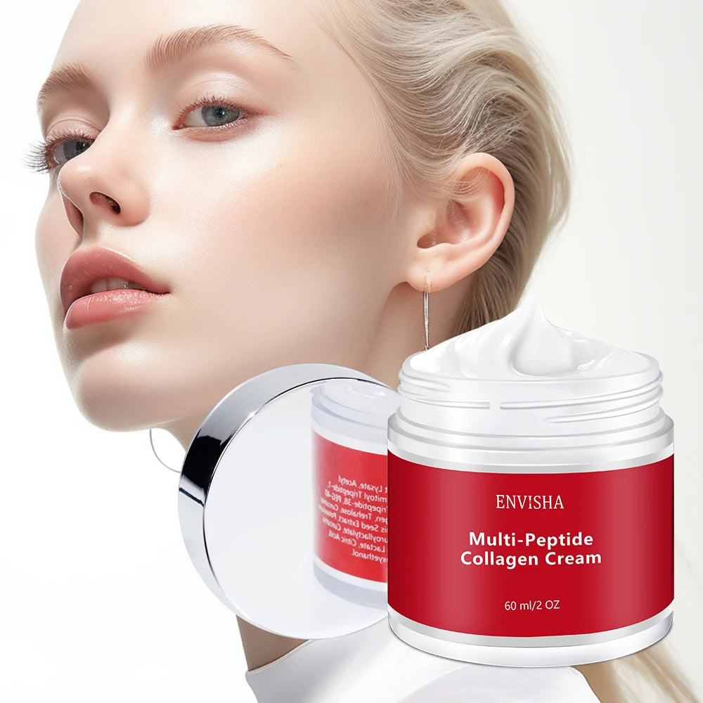 Face Cream Multi Peptide Collagen Skin Care Anti-Wrinkle Aging Moisturizing