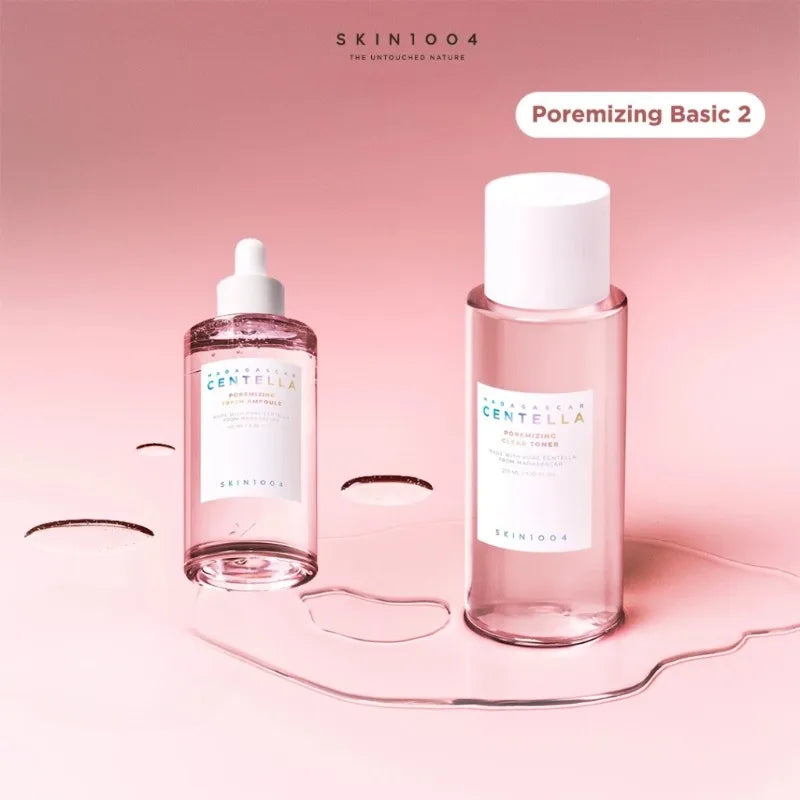 Skin1004 Centella Pink Salt Fresh Toner Ampoule Serum Pore Care Cleanser Light Gel Cream