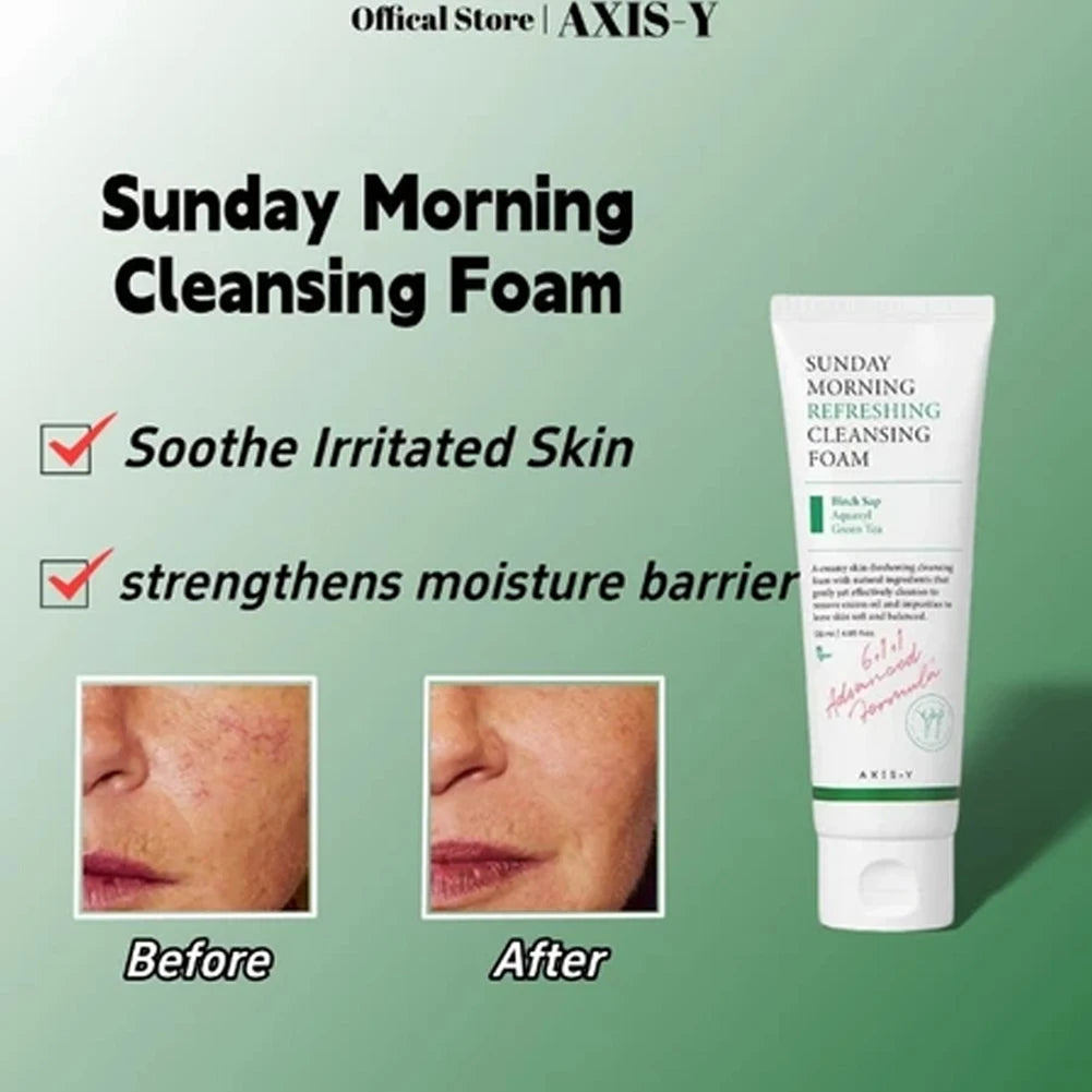 Axis-Y Salicylic Acid Moisturizing Skin Care Series Emulsion Face Cream Cleaning