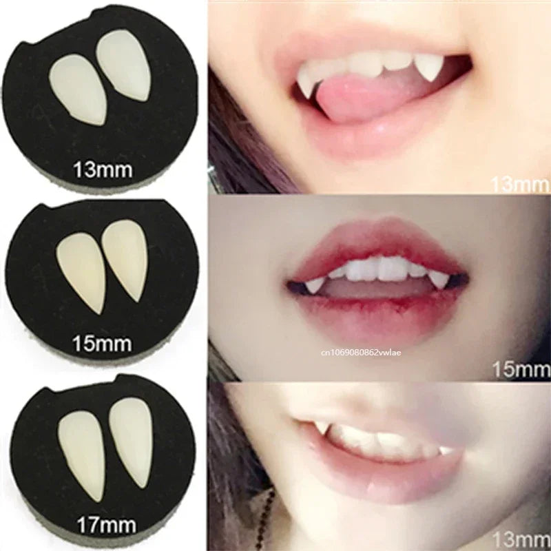 Halloween Party Costume Horrific Dress Vampire False Teeth