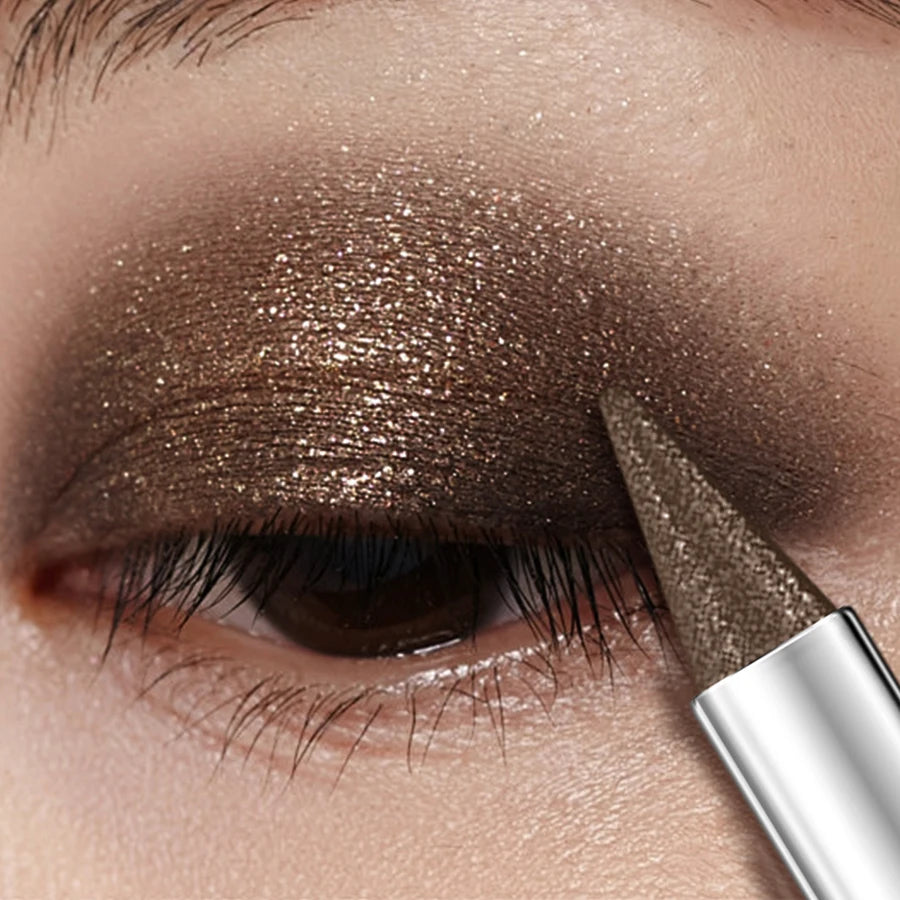 Waterproof Brown Eyeshadow Stick Long-Lasting Shimmer