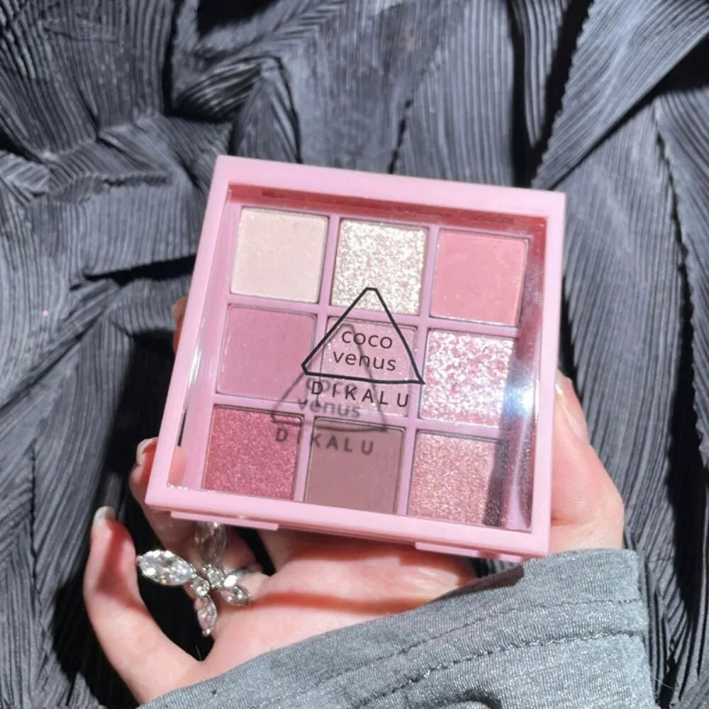 Acrylic Eyeshadow Tray Pearl Matte Waterproof Is Not Easy To Faint Earth Color