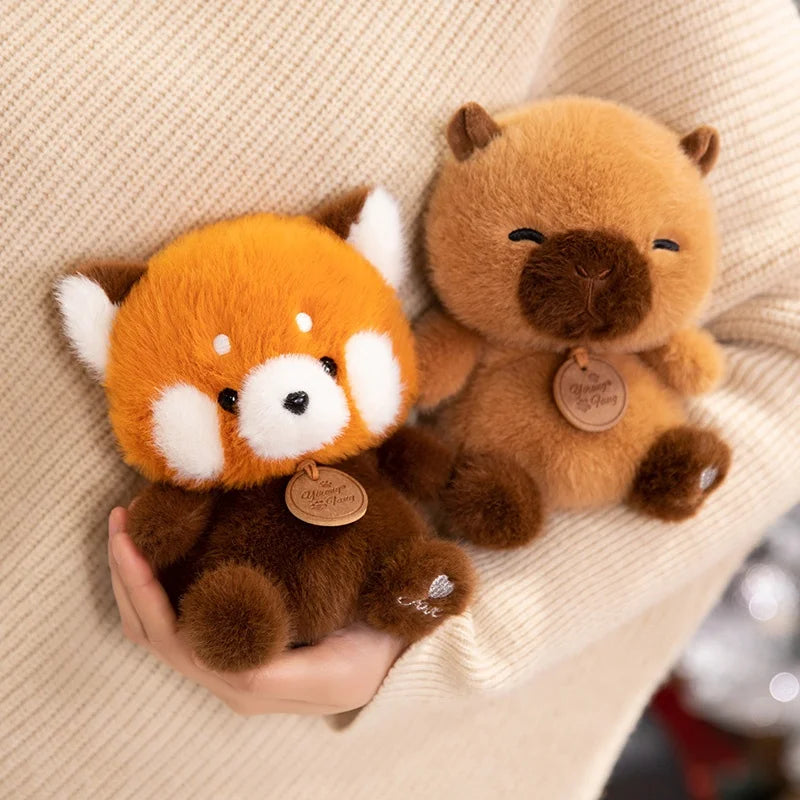 Cute Sitting Animal Plush Set Vervelle