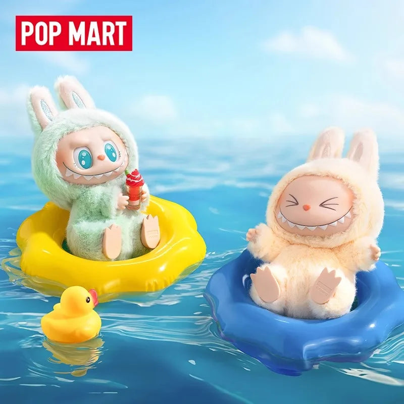 Authentic POP MART Labubu Sitting Party 2nd Gen Macaron Pendant Blind Bo Vervelle