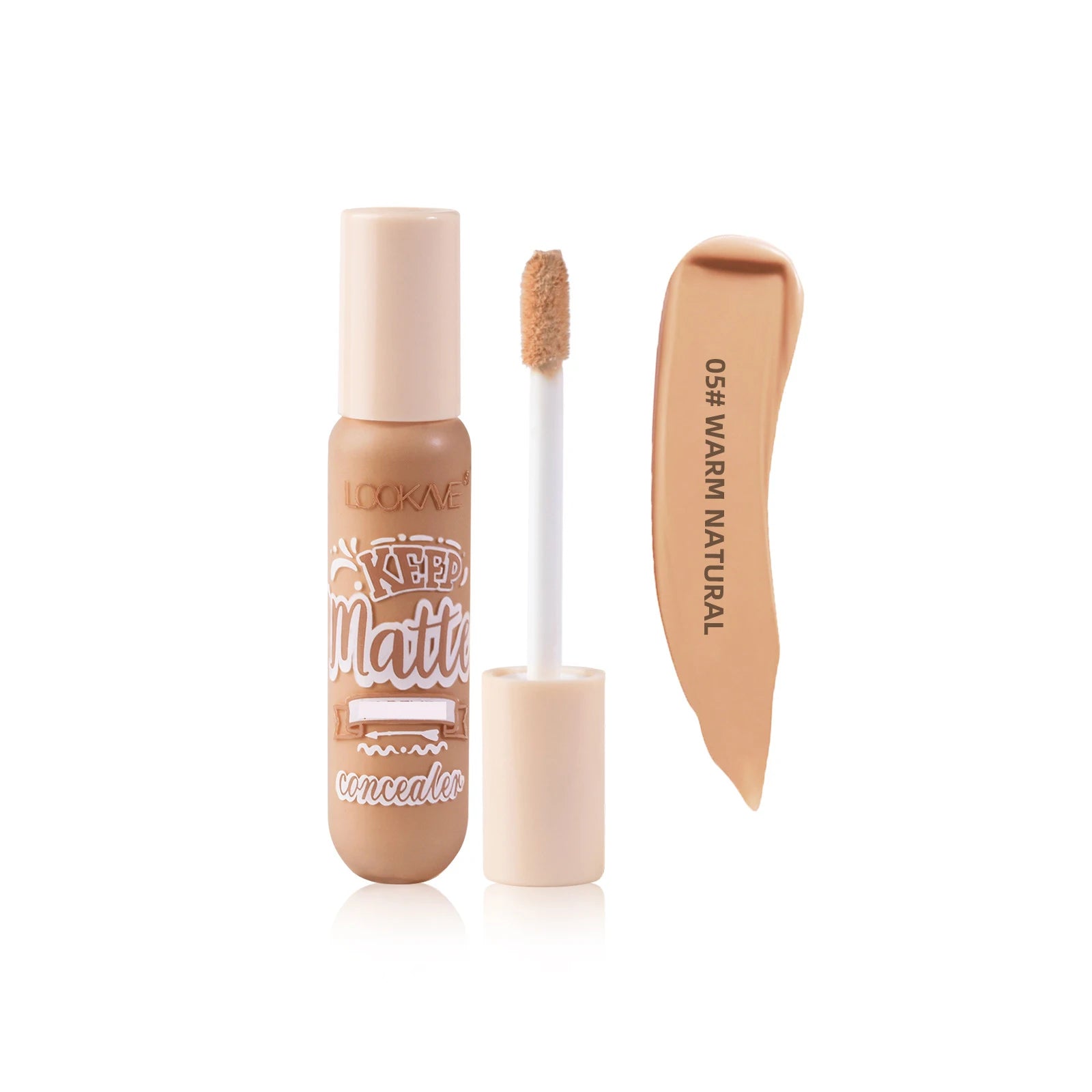 Liquid Concealer Stick Foundation Cream 6 Color Moisturizing Full Coverage