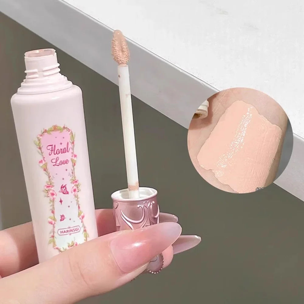 Pink Liquid Concealer Stick Moisturizing Waterproof Brightening Concealer Cream Lasting