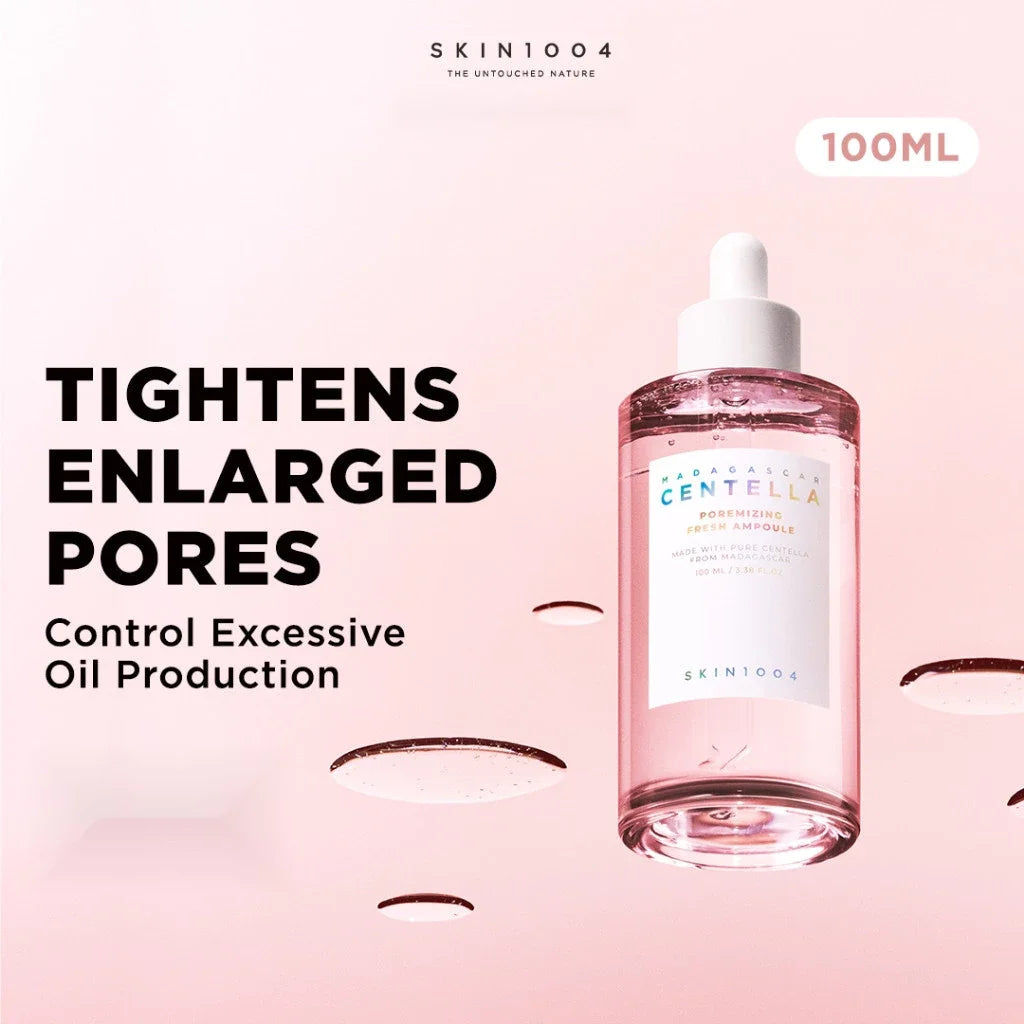 Skin1004 Centella Pink Salt Fresh Toner Ampoule Serum Pore Care Cleanser Light Gel Cream