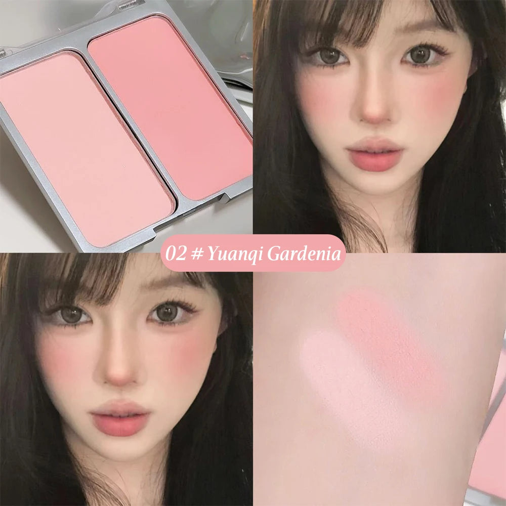 SWEETMINT Two-color Blush Matte Brightening Low Saturation