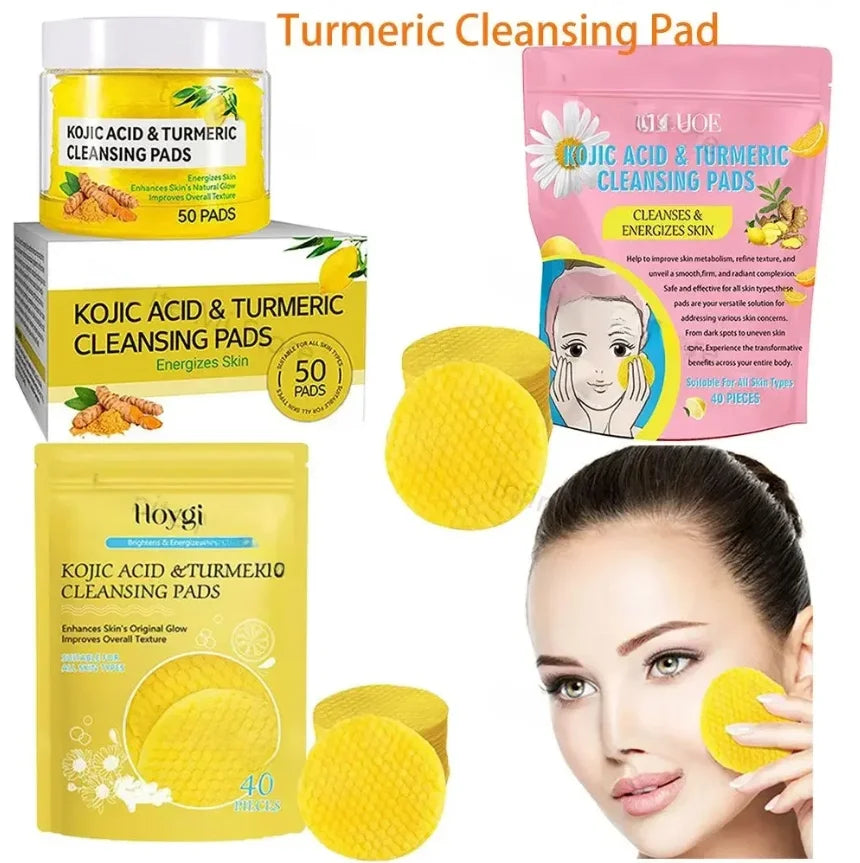 Turmeric Kojic Acid Cleansing Pads Exfoliate & Brighten