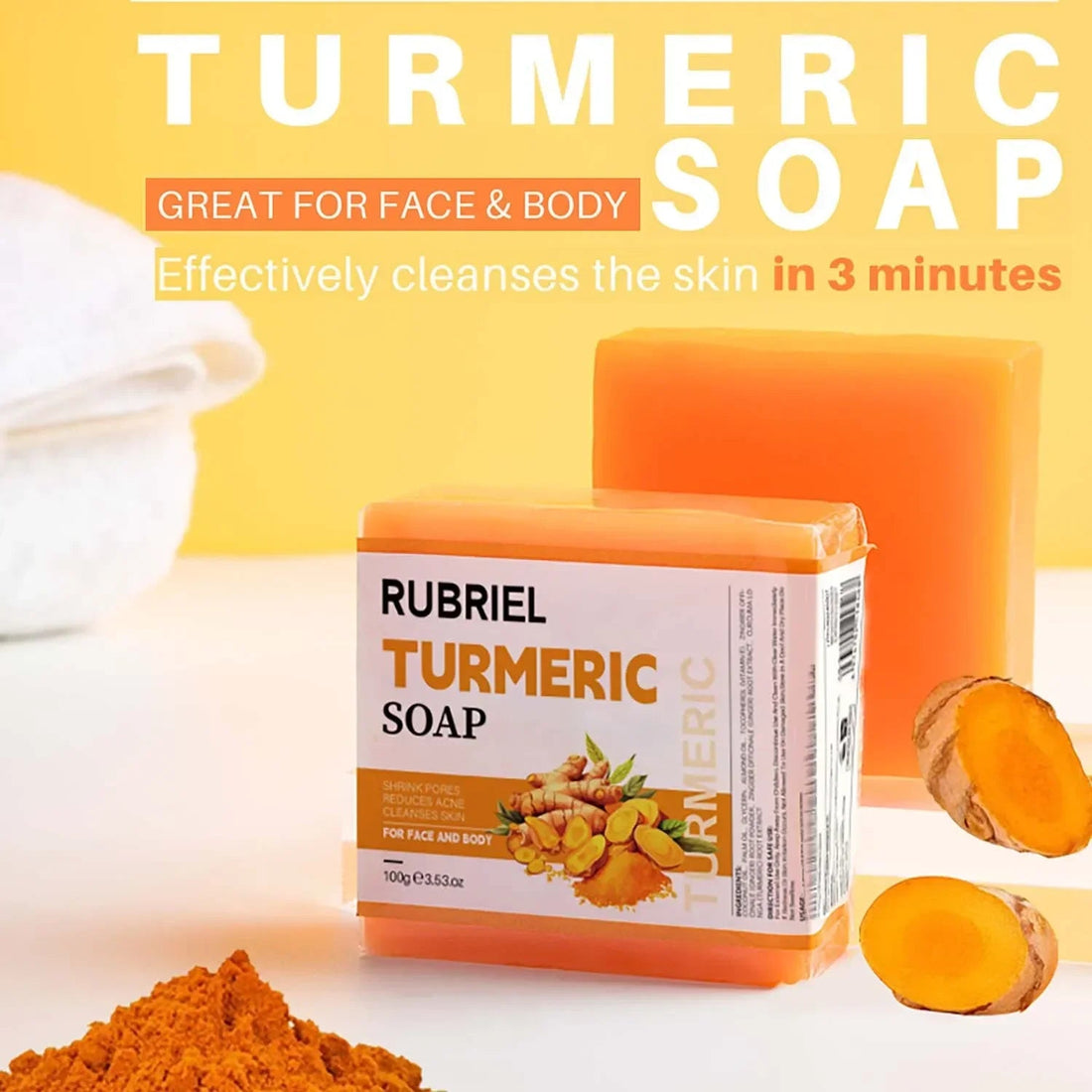 Turmeric Whitening Soap Vervelle