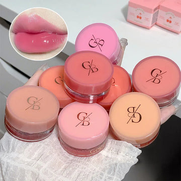 Gege Bear Jarred Jam Lip Gloss Hydrating Water-Gloss Finish, Plumping Effect