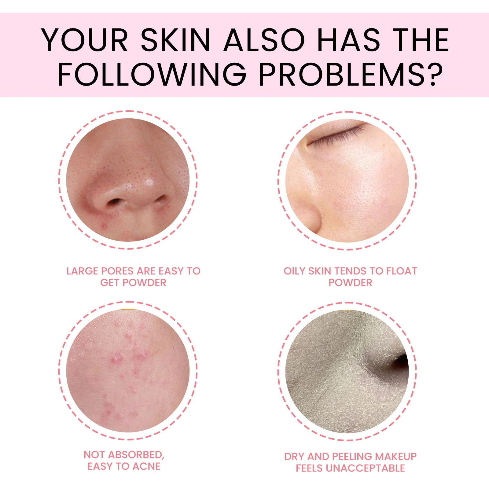 1/2/3pcs CC Cream Foundation Waterproof Brighten Moisturizing Foundation Concealer Oil-Control