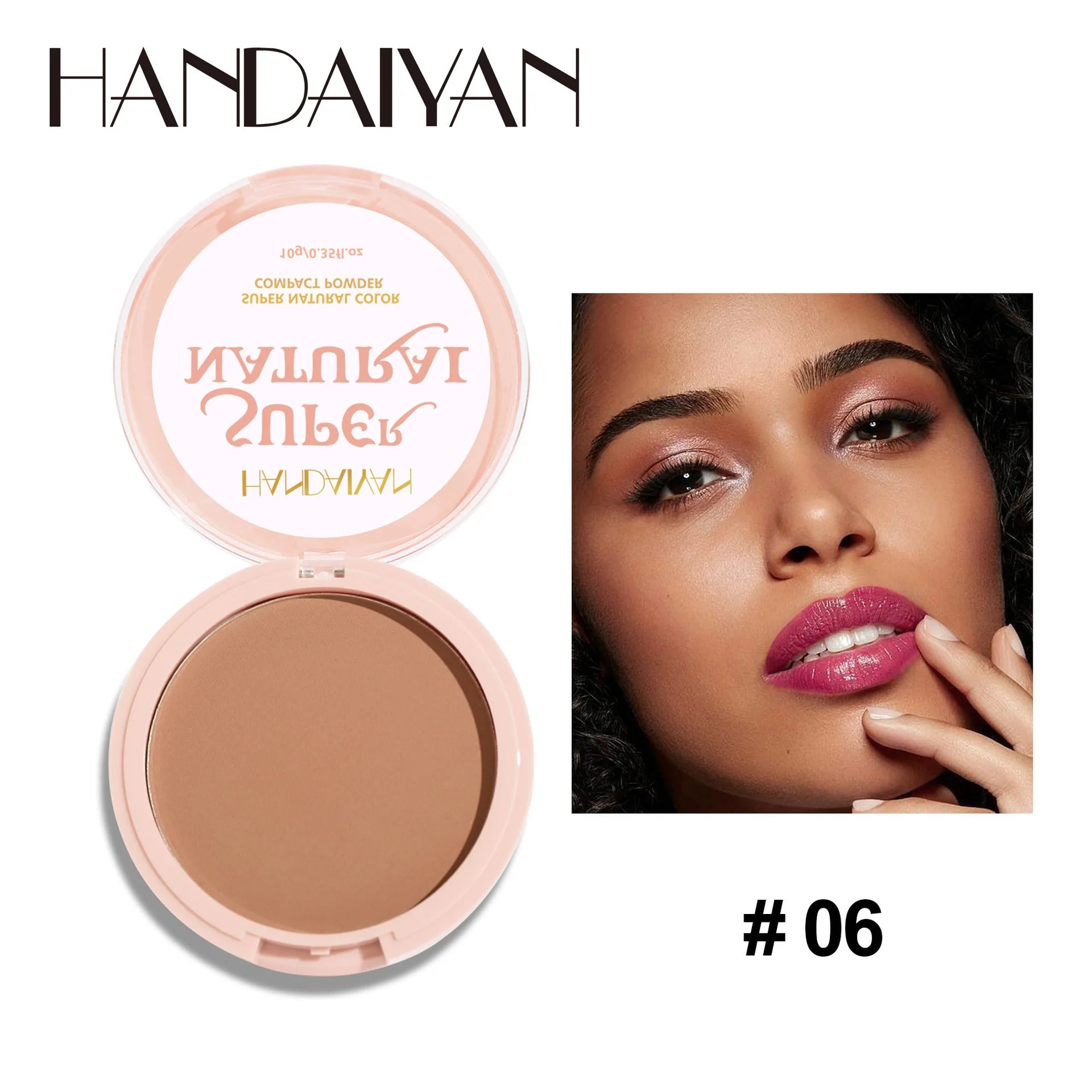 Matte Face Pressed Powder Lasting Oil Control Full Coverage Bronzer Natural Brighten Waterproof Nude Setting Loose Powder Makeup