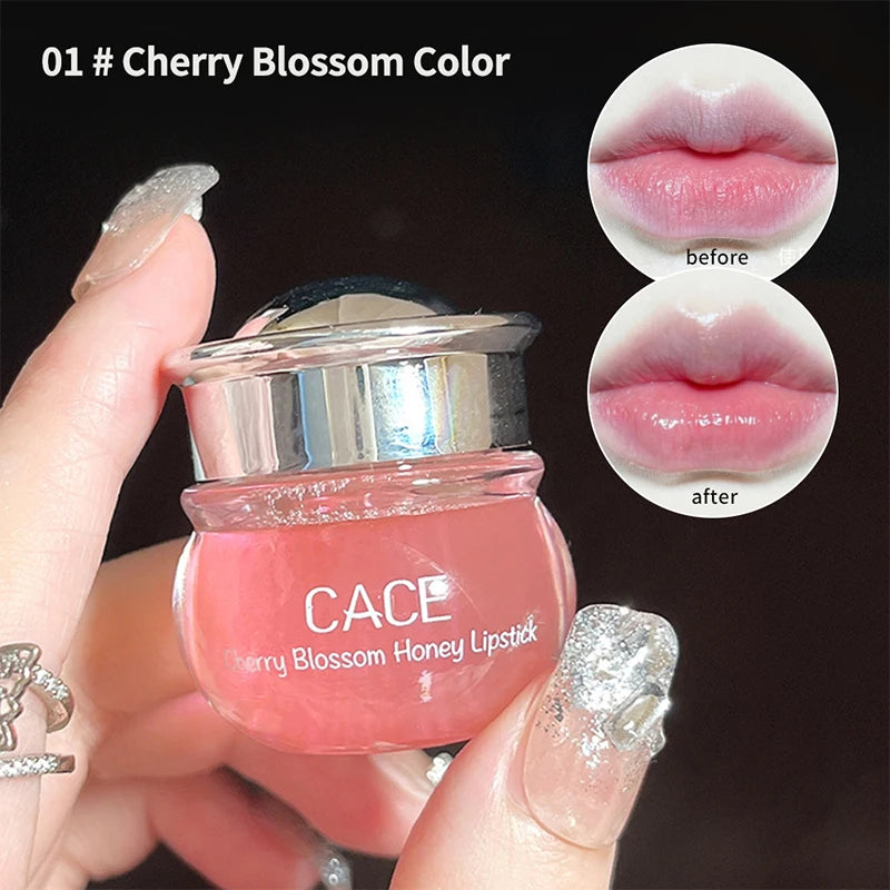 CACE Cherry Blossom Honey Lip Balm Deeply Hydrating and Plumping