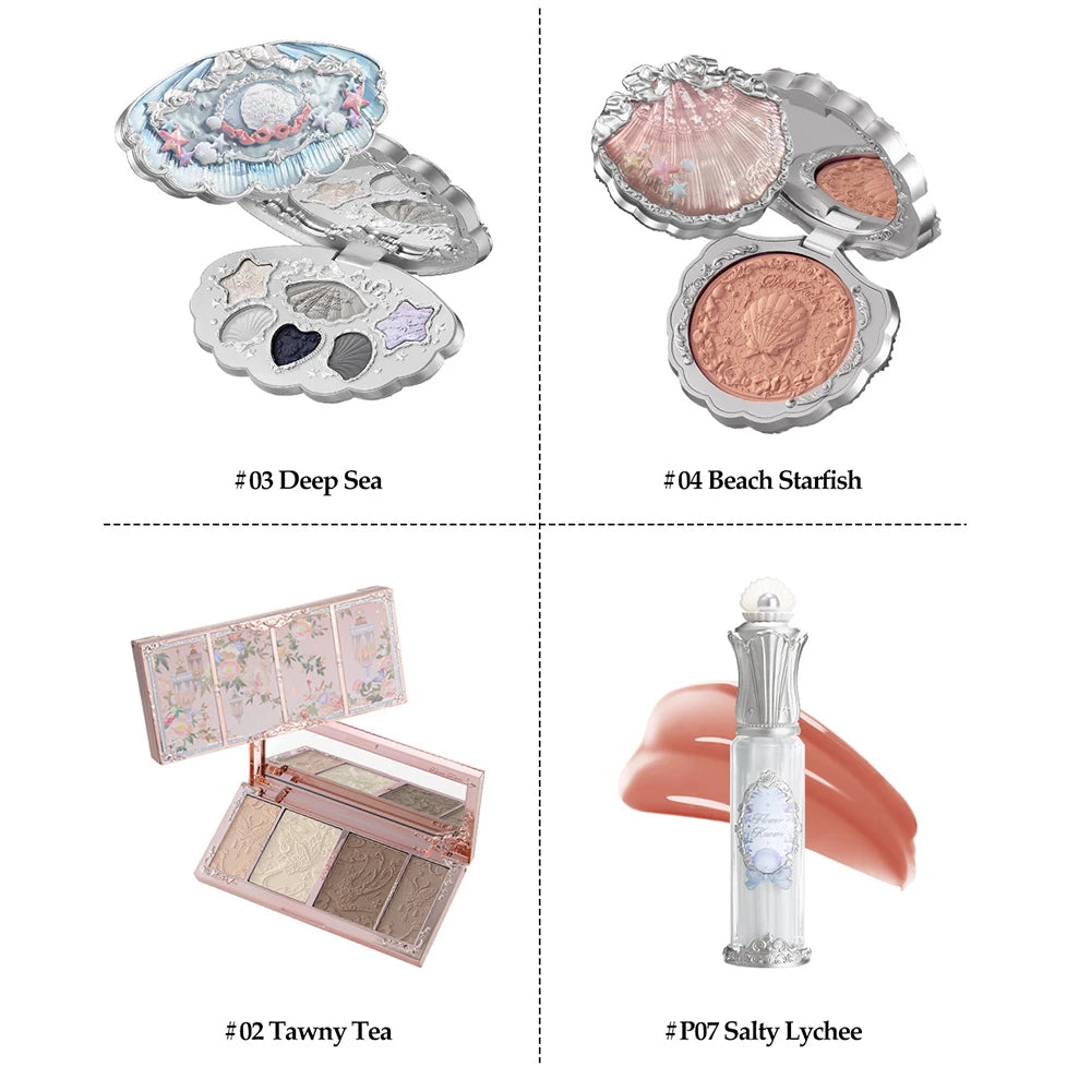 Flower Knows Shell 7-Pc Mermaid Makeup Set – Gift for Girls
